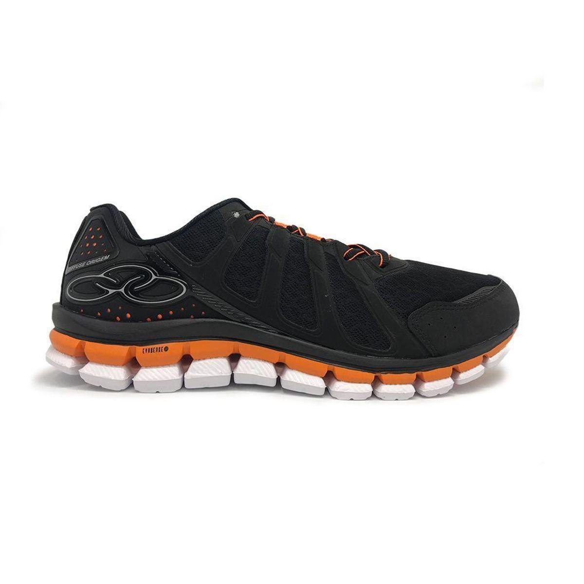 tenis olympikus preto e laranja