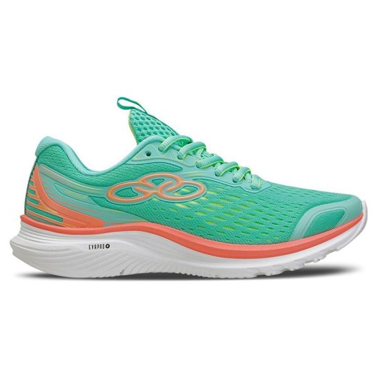 TÊNIS OLYMPIKUS FEMININO DECOLA RUNNING piscina e coral 41 - Verde Claro+Branco Menor preço em TÊNIS OLYMPIKUS FEMININO DECOLA RUNNING piscina e coral 41 - Verde Claro+Branco