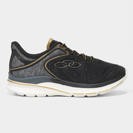 Tênis Olympikus Flit 2 Feminino - Preto+Chumbo Menor preço em Tênis Olympikus Flit 2 Feminino - Preto+Chumbo