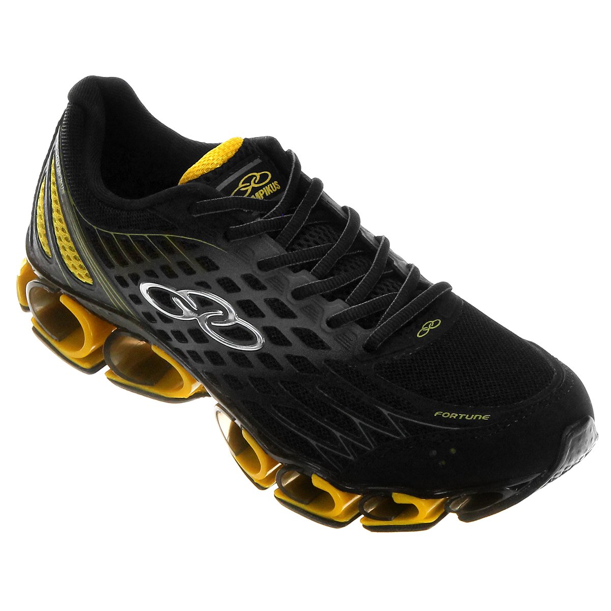 tenis olympikus preto e amarelo