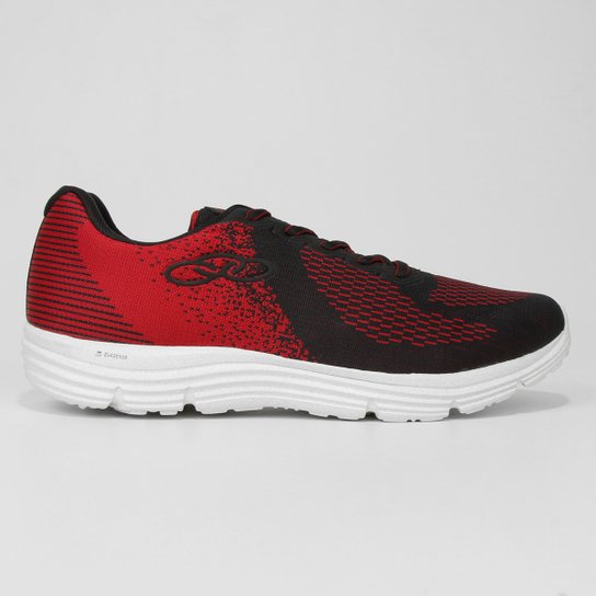 Tênis Olympikus Index 2 Masculino - Preto+Vermelho Menor preço em Tênis Olympikus Index 2 Masculino - Preto+Vermelho