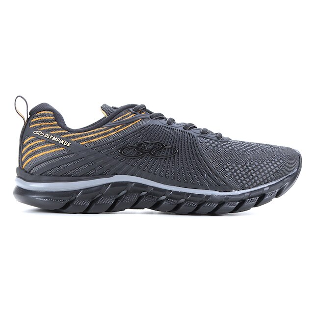 Tênis Olympikus Linear Masculino - Preto+Dourado Menor preço em Tênis Olympikus Linear Masculino - Preto+Dourado