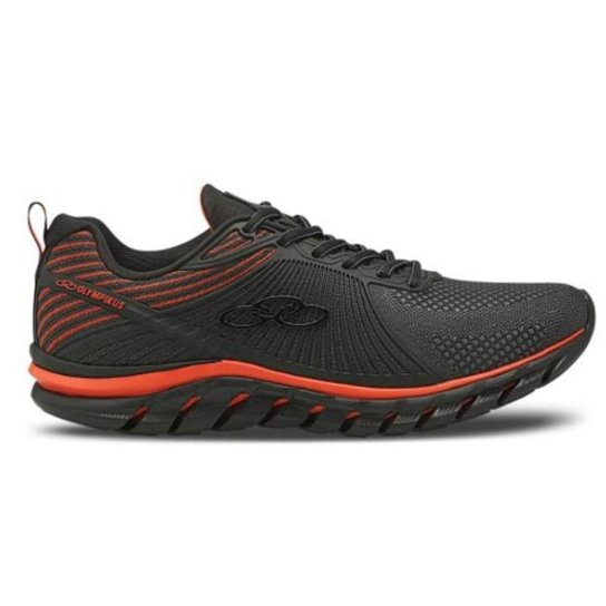 TÊNIS OLYMPIKUS LINEAR REF:43459795 MASCULINO - Preto+Laranja Menor preço em TÊNIS OLYMPIKUS LINEAR REF:43459795 MASCULINO - Preto+Laranja