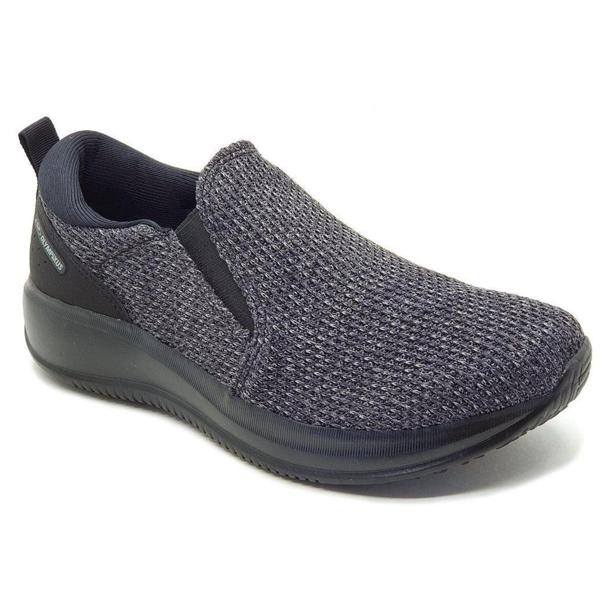 Tênis Olympikus Masculino Lap Sem Cadarço Slip On Confortável - Preto ...