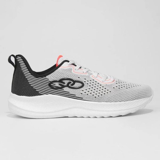 Tênis Olympikus Mega Masculino Ref.: 128 - Branco+Preto Menor preço em Tênis Olympikus Mega Masculino Ref.: 128 - Branco+Preto