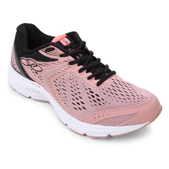 Tênis Olympikus Rapid Feminino - Rosa+Preto Menor preço em Tênis Olympikus Rapid Feminino - Rosa+Preto