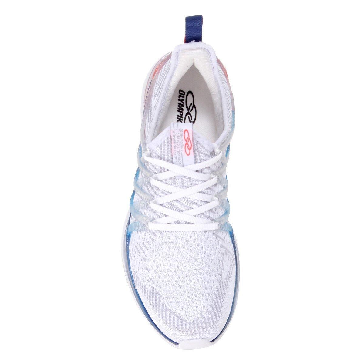 Tênis Olympikus Reação Masculino - Branco+Cinza | Netshoes