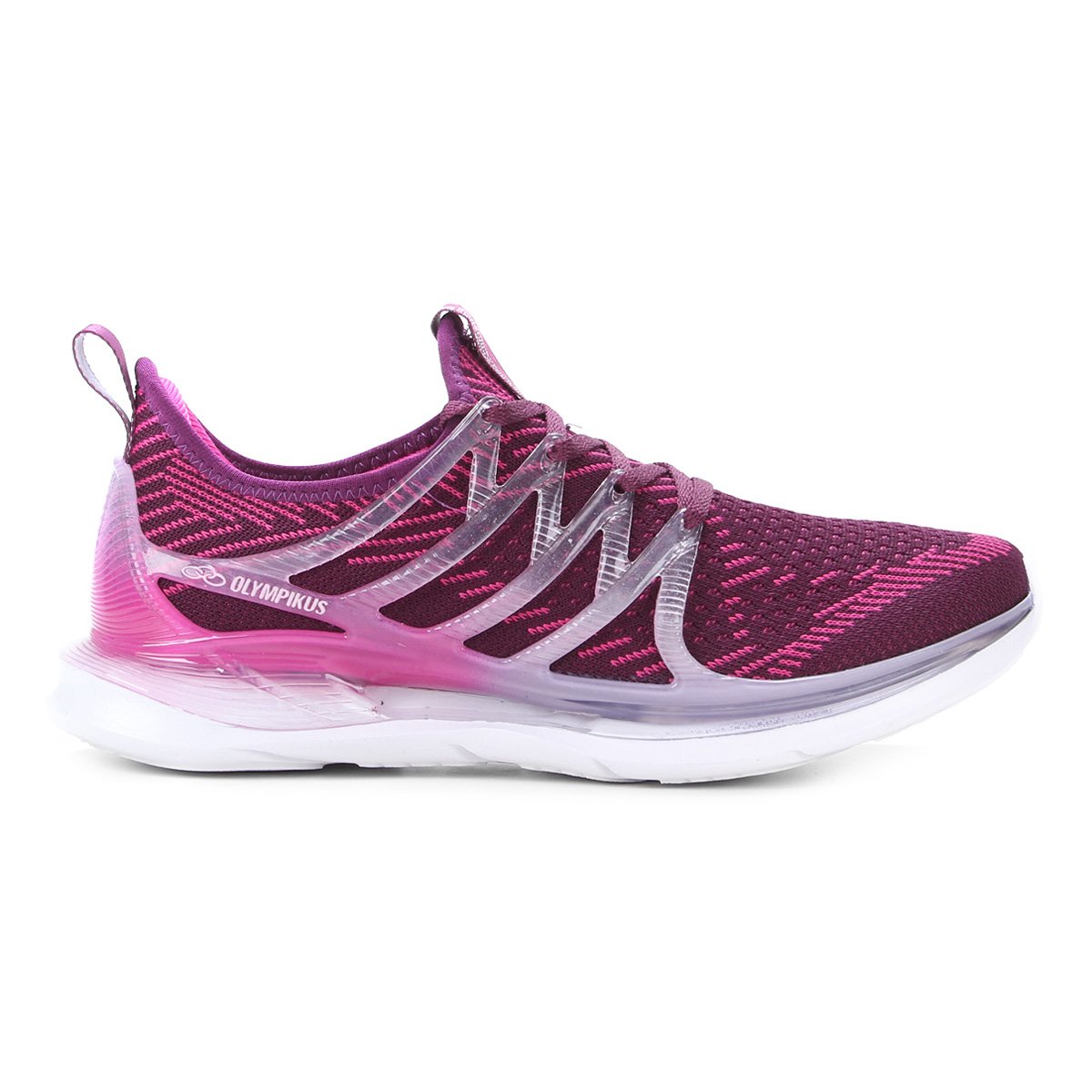 Tênis Olympikus Reação - Vinho+Rosa | Netshoes