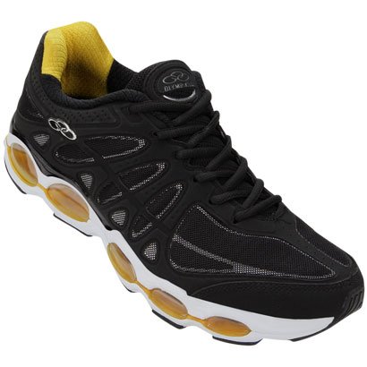 Tênis Olympikus Zomax Stride Z4 Masculino - Preto+Amarelo | Netshoes