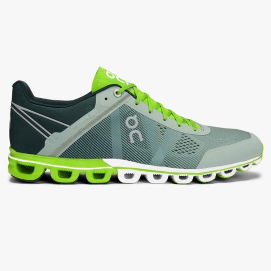 Tênis On Running Cloudflow Masculino - Verde Menor preço em Tênis On Running Cloudflow Masculino - Verde