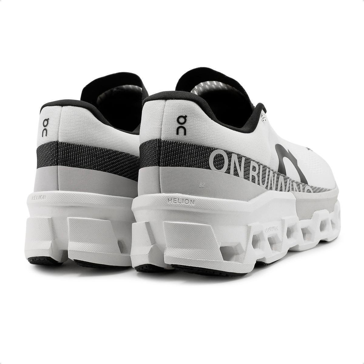 Tênis On Running Cloudmonster Masculino - Branco+Preto | Netshoes