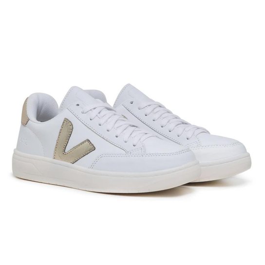 Tenis Original Vert Casual em Couro V-12 Origin Mesh Forc - Branco Menor preço em Tenis Original Vert Casual em Couro V-12 Origin Mesh Forc - Branco