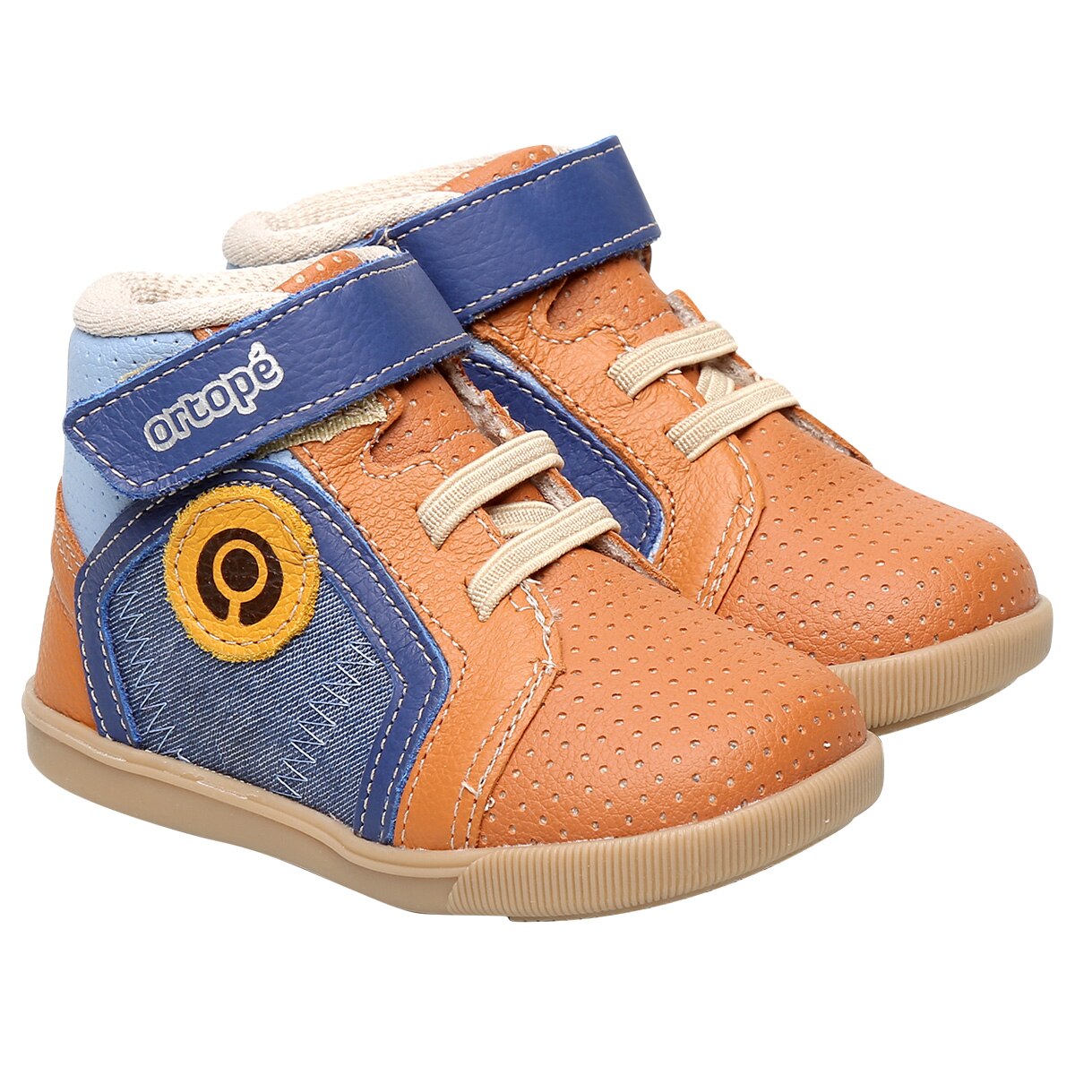 Tênis Ortopé Casual Baby Botinha - Caramelo | Netshoes