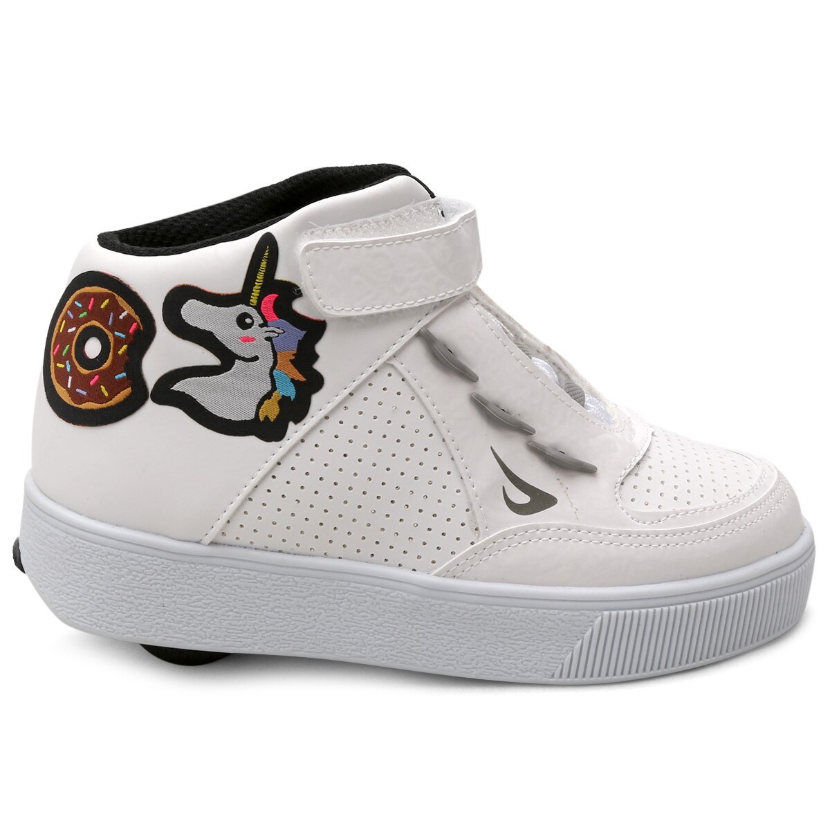 Tênis Ortopé Rodinha Cano Alto Unicórnio Infantil - Off White | Netshoes