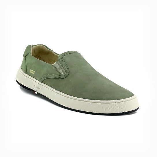 Tênis Osklen Bossanova Nobuck Masculino - Verde Menor preço em Tênis Osklen Bossanova Nobuck Masculino - Verde