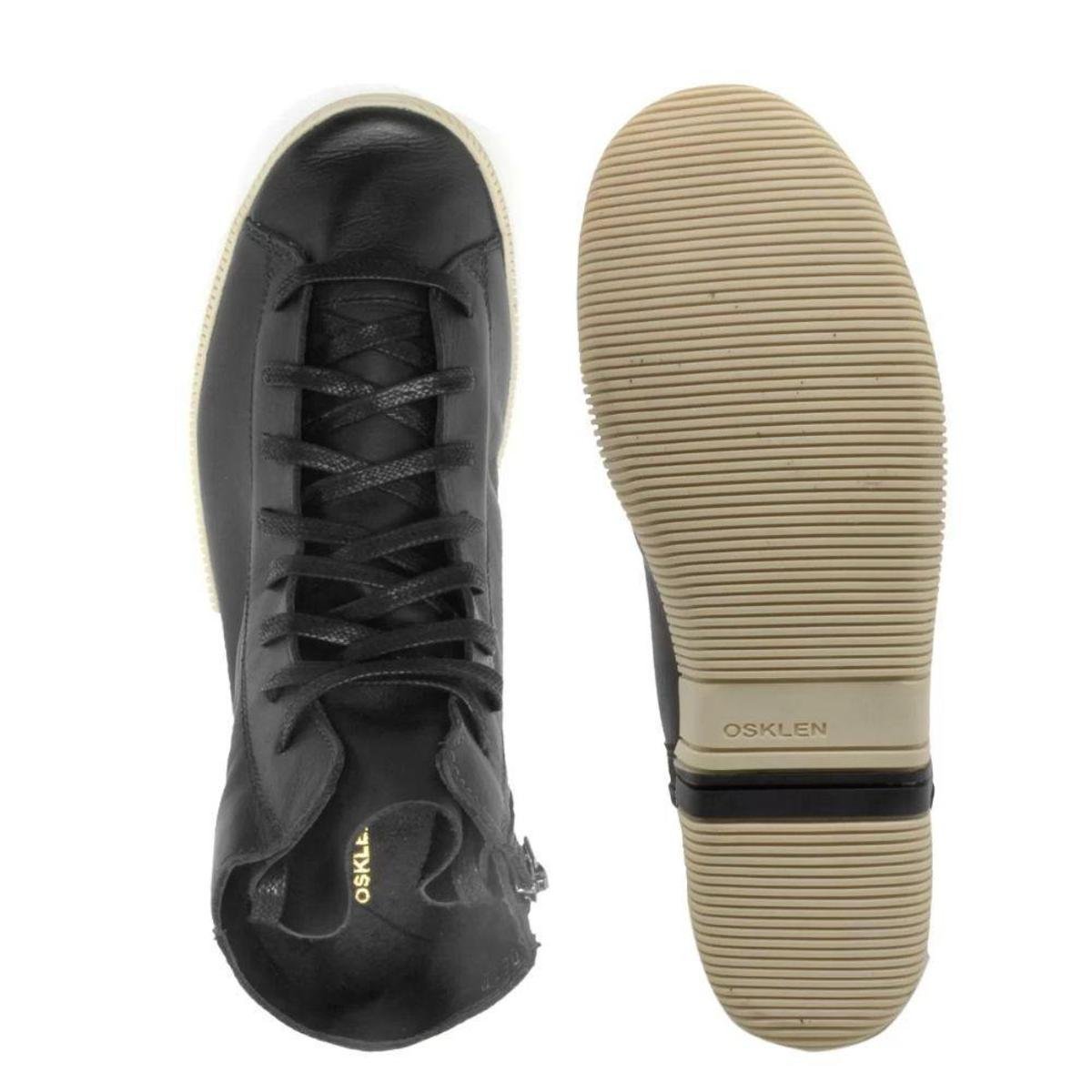 TÊNIS OSKLEN CANO ALTO ARPOADOR SOFT FEMININO - Preto | Netshoes