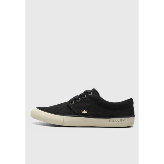 Tênis Osklen Deck Canvas Masculino - Preto Menor preço em Tênis Osklen Deck Canvas Masculino - Preto