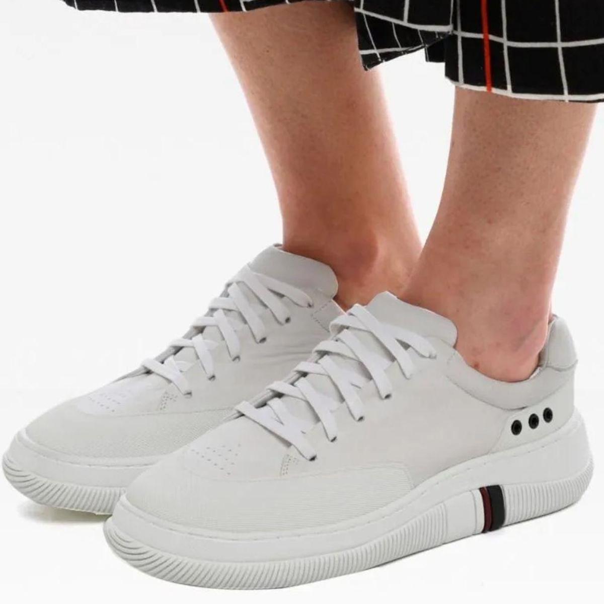 Tenis Osklen Hybrid Laces Nobuck Feminino Branco Netshoes