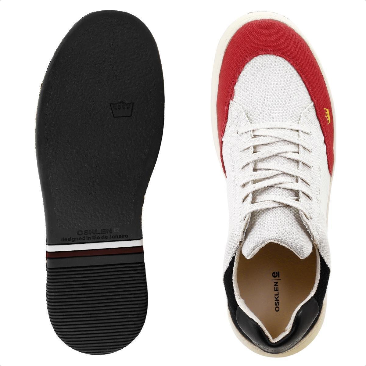 Osklen Soho Lona Tenis Osklen Vermelho Masculino Tenis Osklen