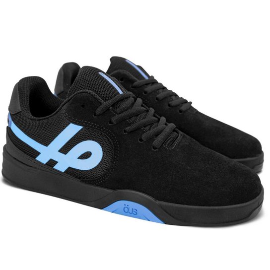 Tênis Öus Imigrante Azul UV Essencial - Preto Menor preço em Tênis Öus Imigrante Azul UV Essencial - Preto