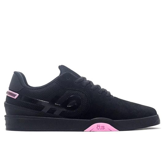 Tênis Ous Imigrante Preto Com Rosa Couro Essencial - Preto Menor preço em Tênis Ous Imigrante Preto Com Rosa Couro Essencial - Preto