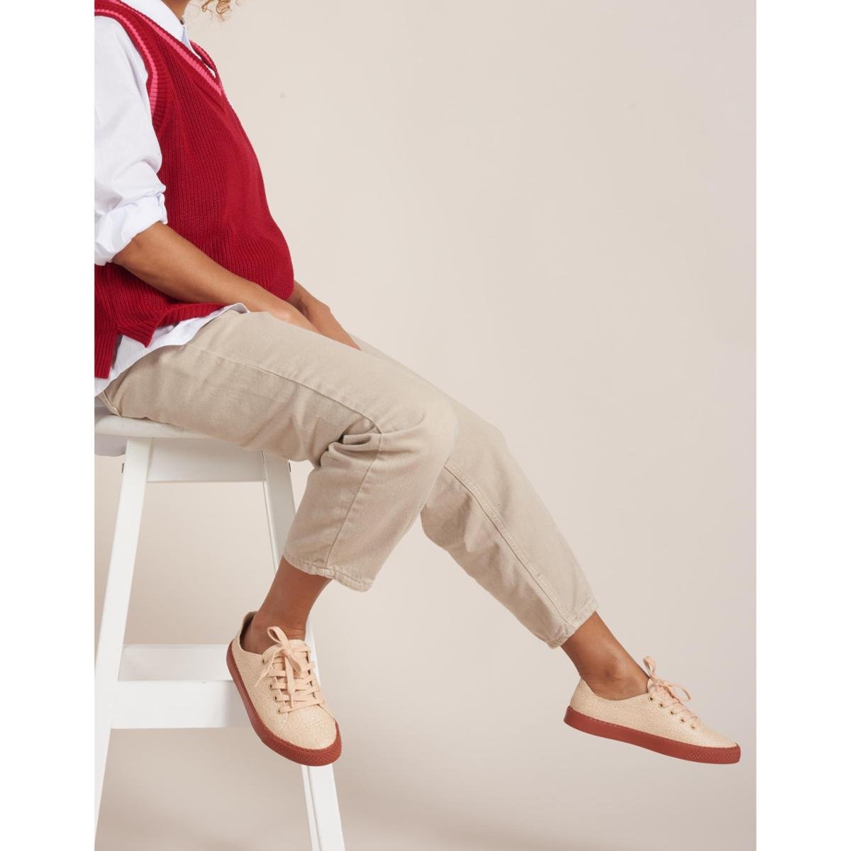 Tênis Palha Solado Camel Feminino - Marrom | Netshoes