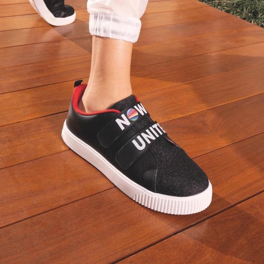 Tênis Pampili Infantil Feminino Luna Now United Preto - 435.193 - Preto Menor preço em Tênis Pampili Infantil Feminino Luna Now United Preto - 435.193 - Preto