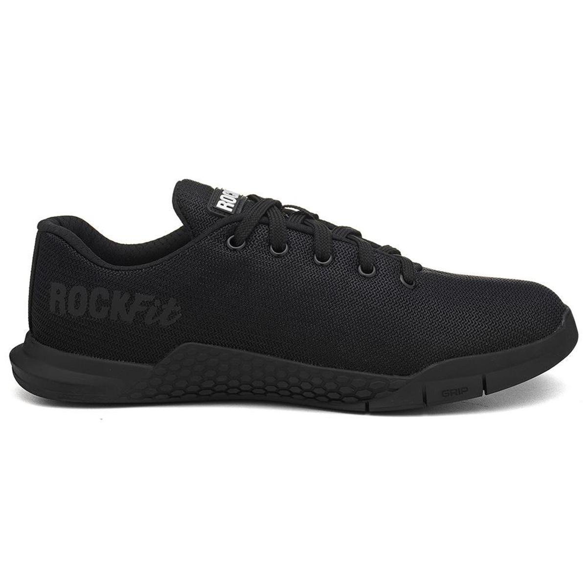Tênis para Cross Training Rock Fit Grip 2 All Black Unissex Menor preço em Tênis para Cross Training Rock Fit Grip 2 All Black Unissex