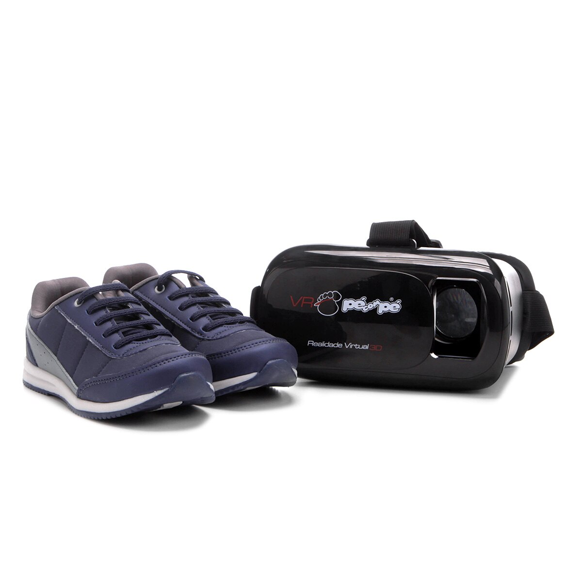 tenis com oculos virtual