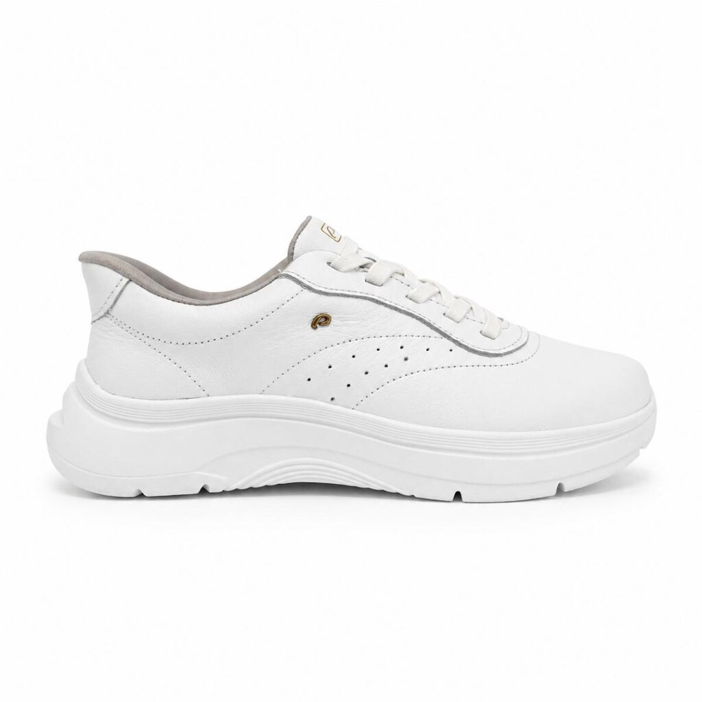 Tênis Pegada Feminino Branco Casual Napa Soft Confortável