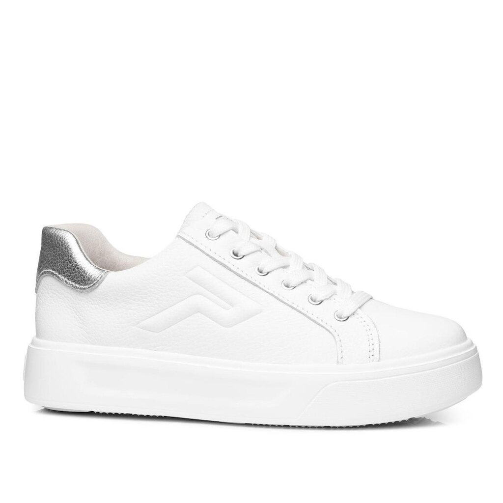 Tênis Pegada Feminino em Couro Branco 211216-01