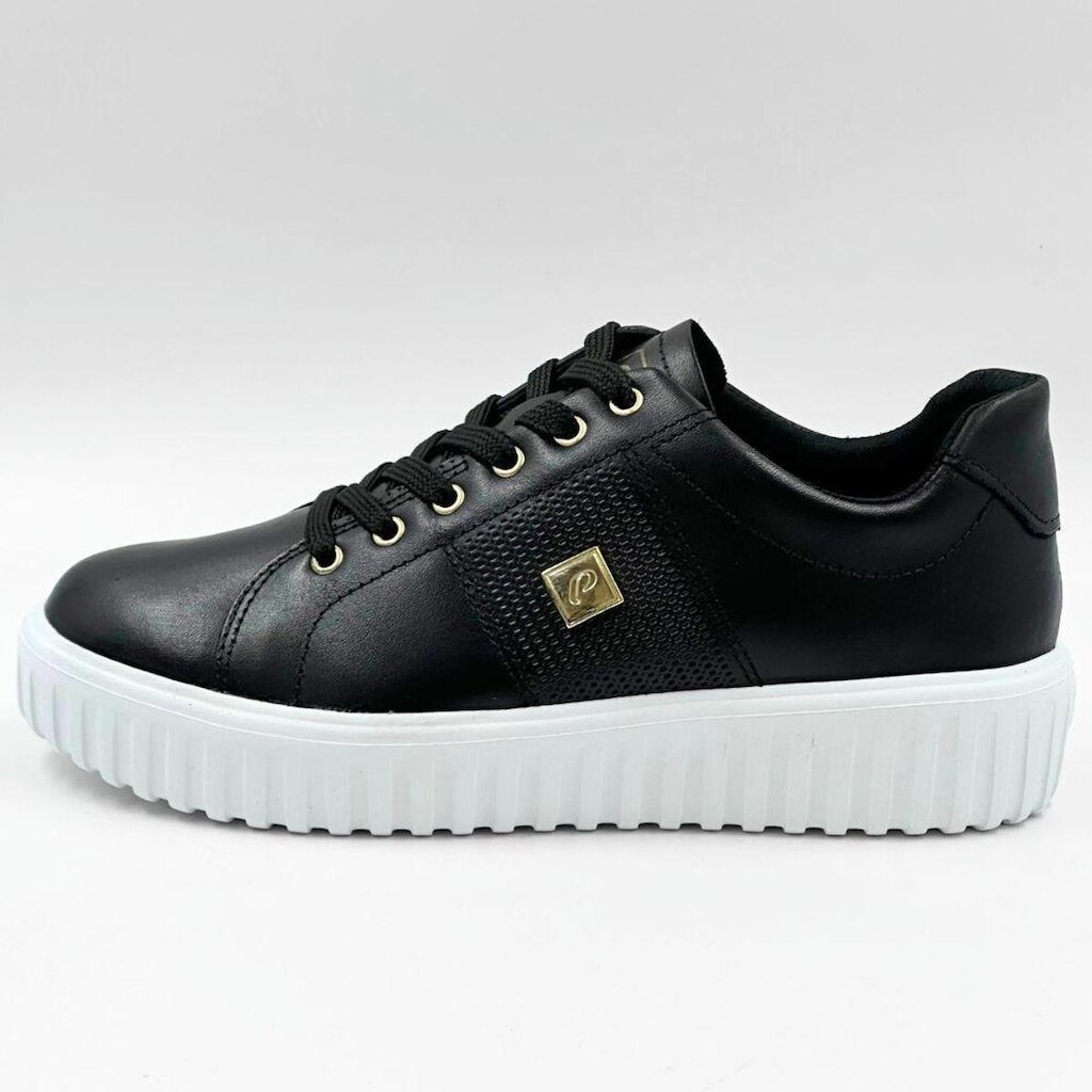 Tênis Pegada Flatform Casual com Cadarço Feminino