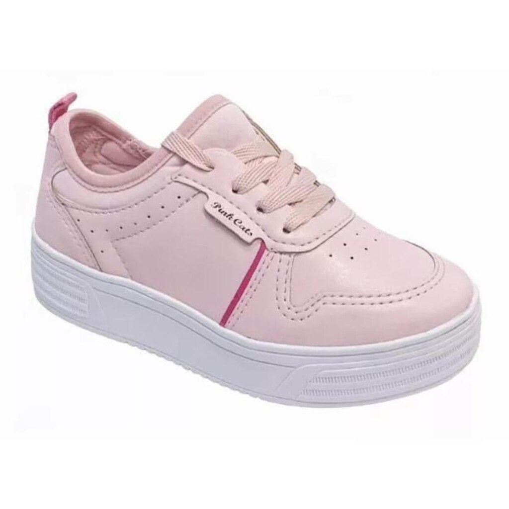 Tênis Pink cats Infantil - Claro