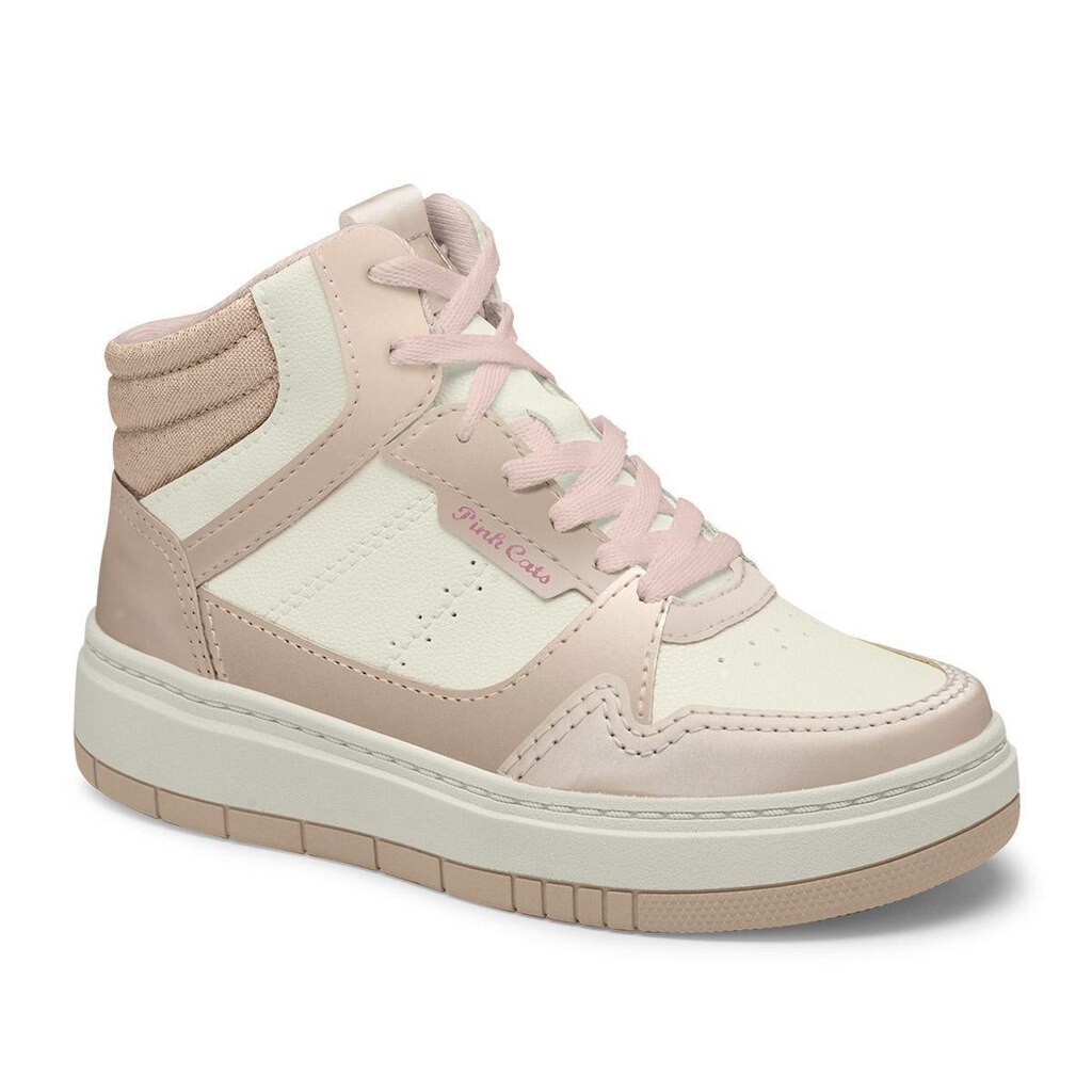 Tênis Pink Cats Infantil de Cano Alto V5183