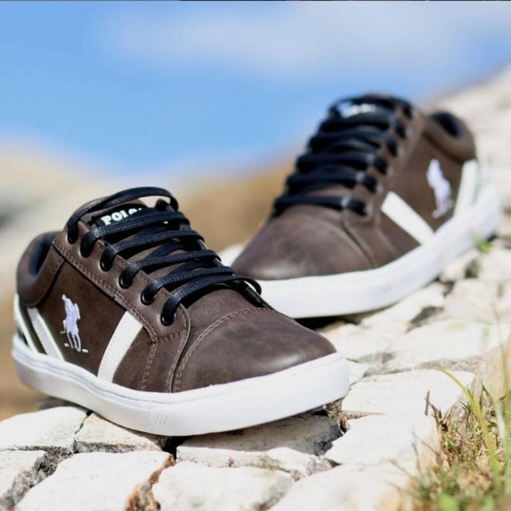 Tênis Polo Masculino Casual Confort De Amarrar 08