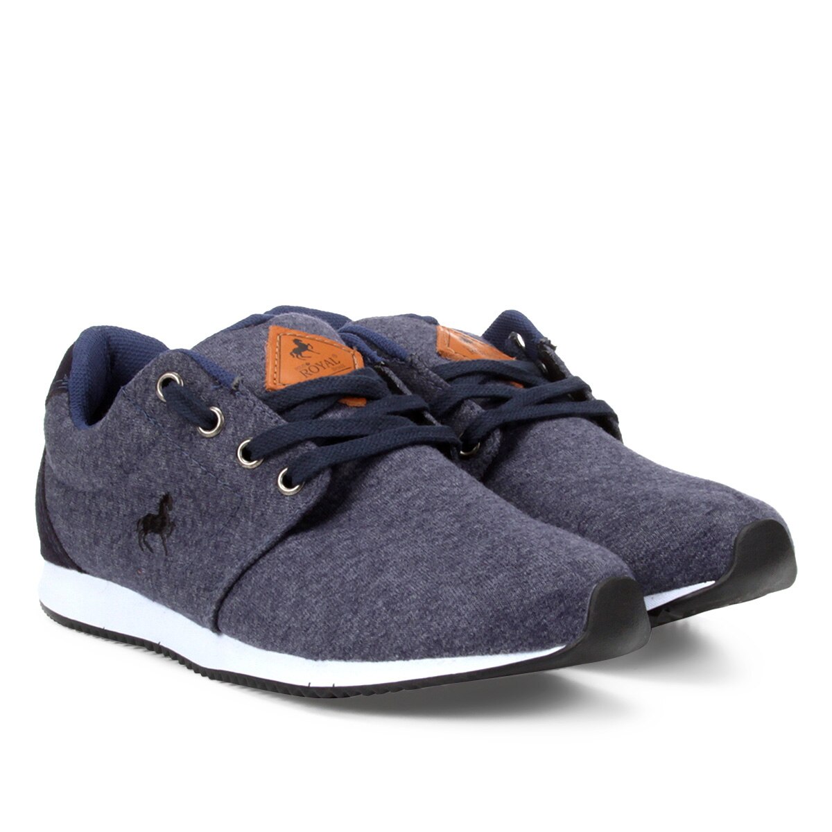 Tênis Polo Royal Jogging Malha Feminino - Marinho | Netshoes