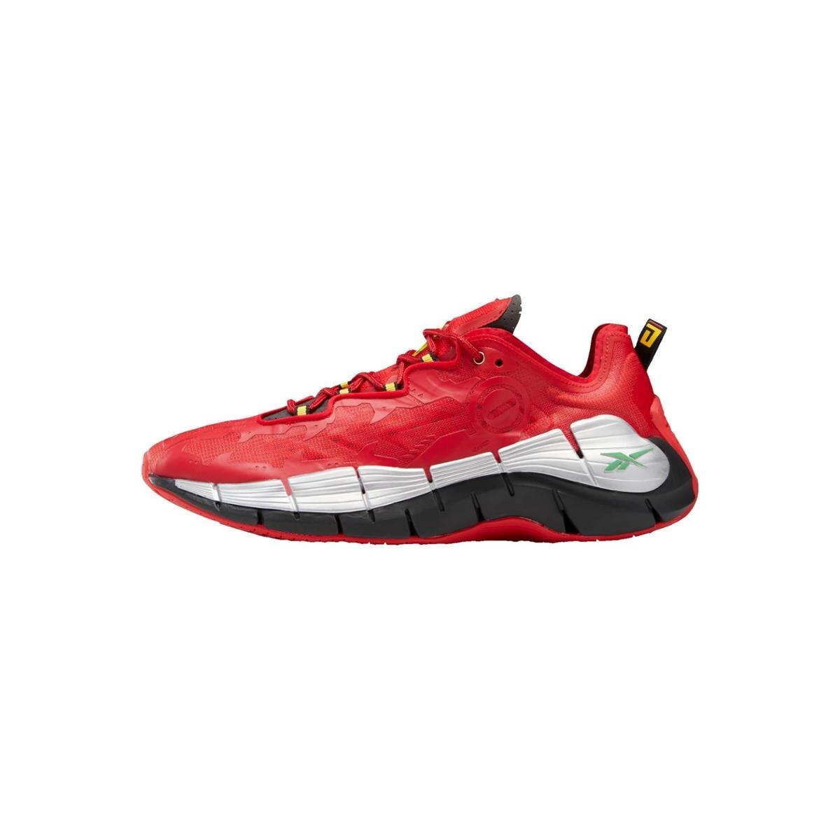 Tênis Power Rangers Zig Kinetica II Reebok - Vermelho+Prata | Netshoes