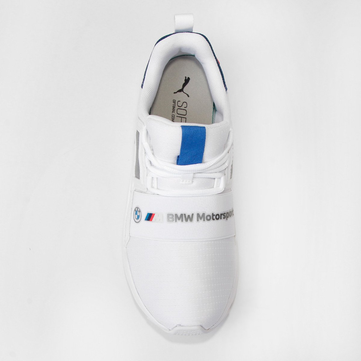 Tênis Puma BMW MMS Wired Cage Masculino Branco+Marinho Netshoes