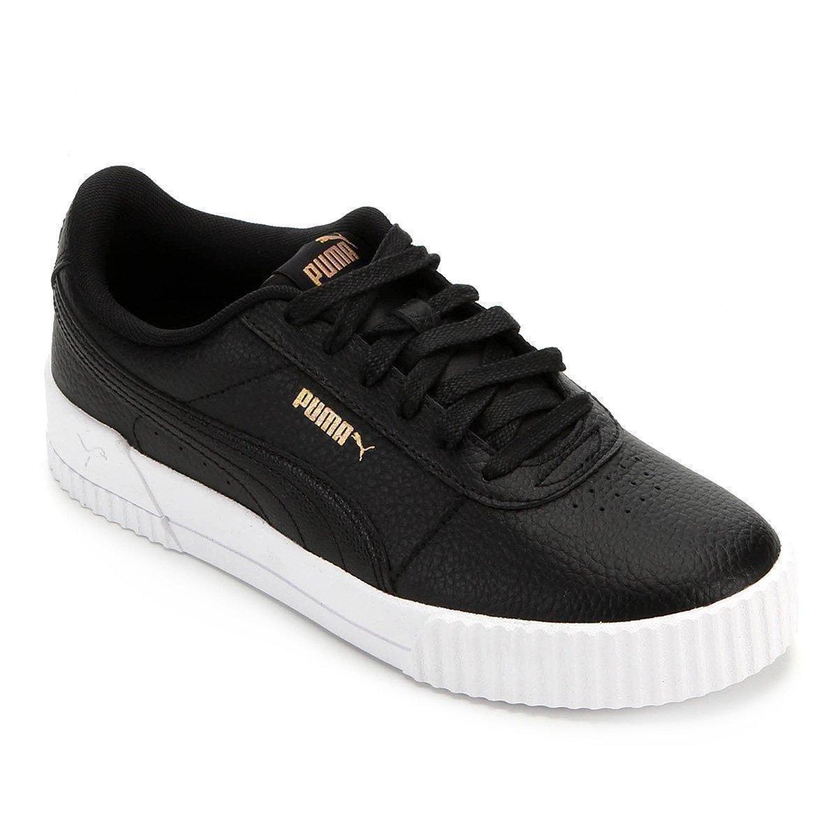 Tenis Puma Carina Negro Tênis Puma Carina Lux L - Preto | Netshoes