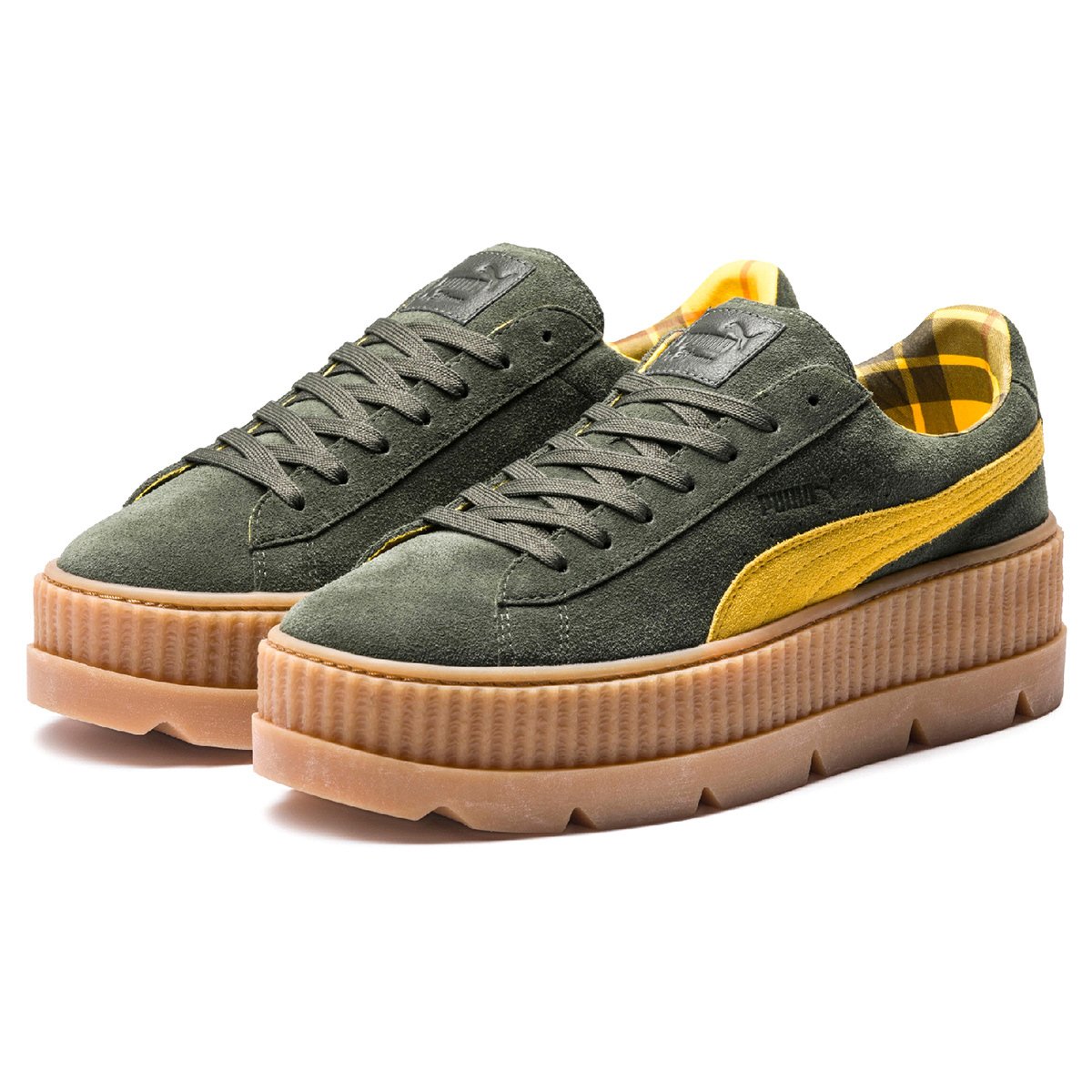 Rihanna Puma Fenty Creeper Tan Platform Sneaker Women's – Fold And Fray