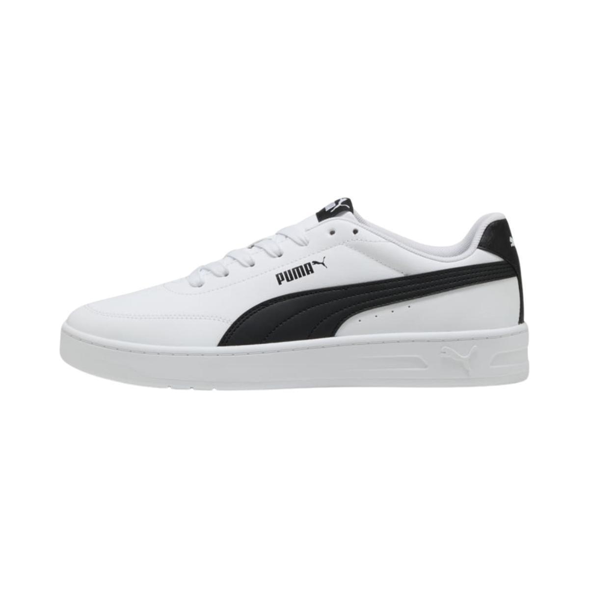 Tênis Puma Court Classic Clean Masculino e Preto