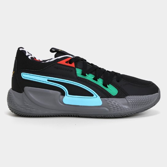 Tênis Puma Court Rider Chaos Block Party Masculino - Preto+Azul é ruim? Tênis Puma Court Rider Chaos Block Party Masculino - Preto+Azul é boa?