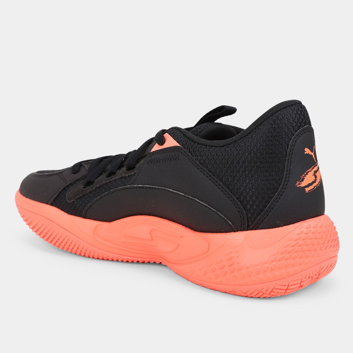 Tênis Puma Court Rider Chaos Slash - Preto+Laranja | Netshoes