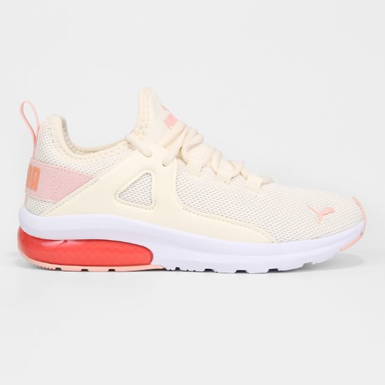 Tênis Puma Electron 2.0 Feminino - Branco+Rosa Menor preço em Tênis Puma Electron 2.0 Feminino - Branco+Rosa