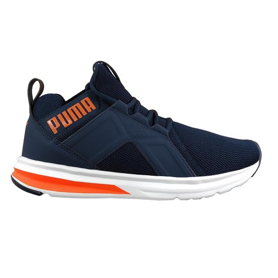 Tênis Puma Enzo Sport Bdp - Marinho+Laranja Menor preço em Tênis Puma Enzo Sport Bdp - Marinho+Laranja