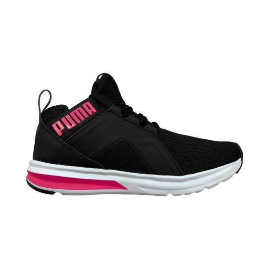 Tênis Puma Enzo Sport Wns BDP - Preto+Rosa Menor preço em Tênis Puma Enzo Sport Wns BDP - Preto+Rosa