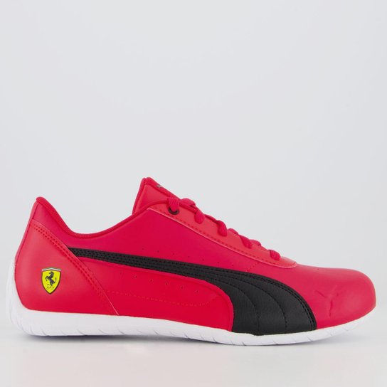 Tênis Puma Ferrari Neo Cat Masculino - Vermelho+Preto Menor preço em Tênis Puma Ferrari Neo Cat Masculino - Vermelho+Preto