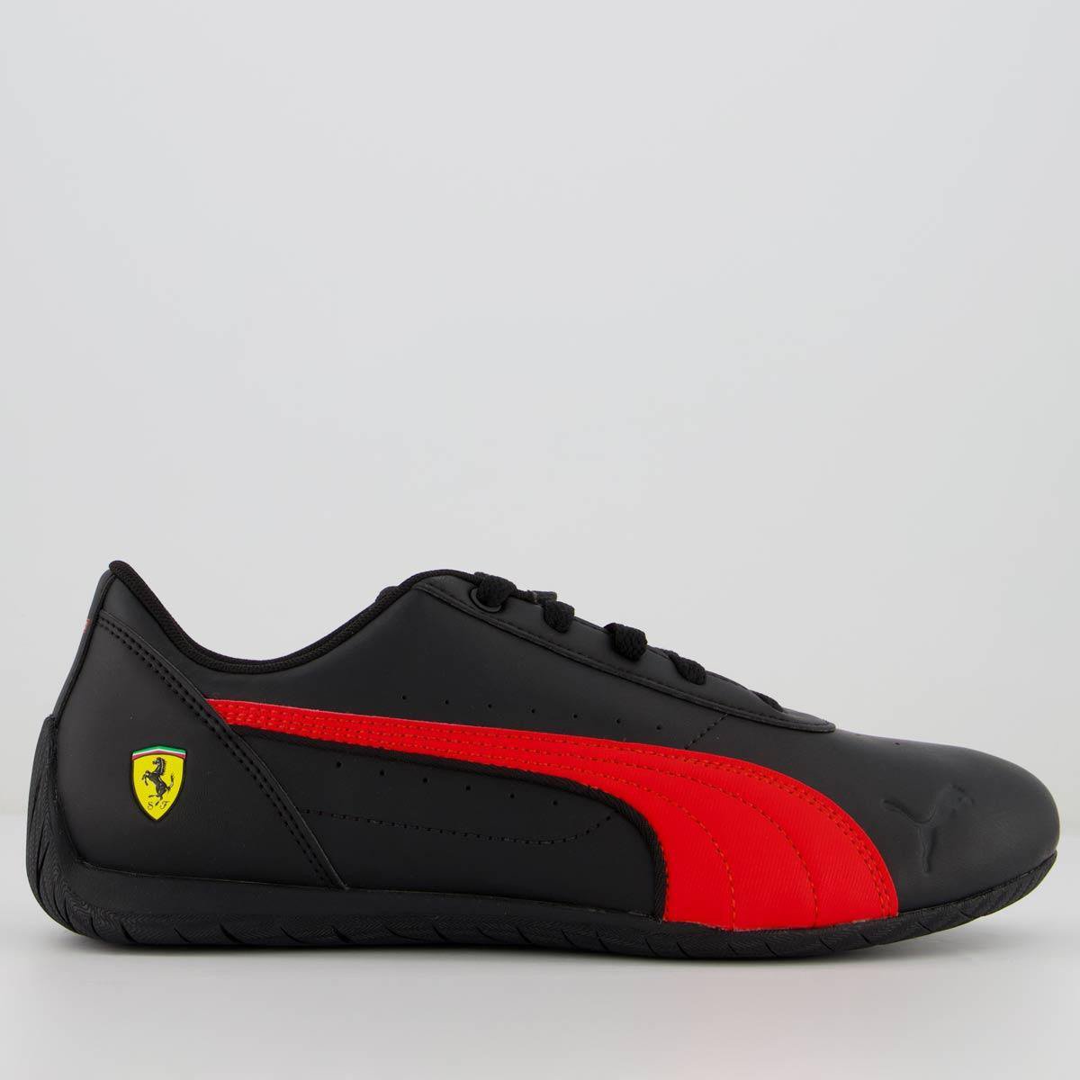 Tênis Puma Ferrari Neo Cat Vermelho+Preto Netshoes