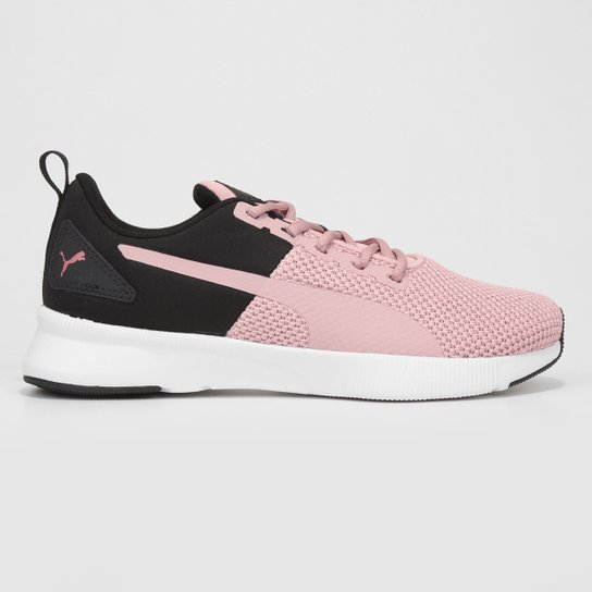 Tênis Puma Flyer Runner Feminino - Rosa+Preto Menor preço em Tênis Puma Flyer Runner Feminino - Rosa+Preto