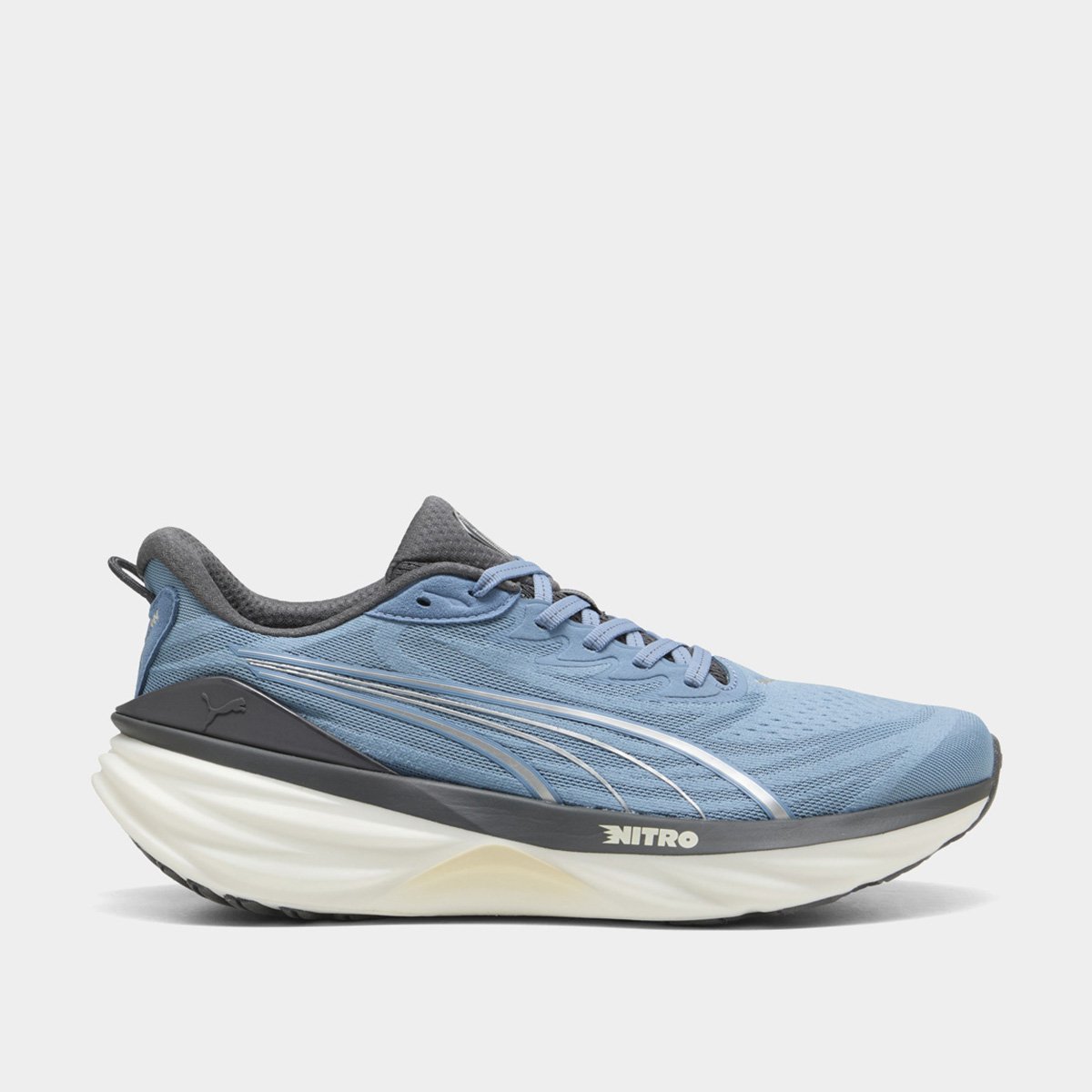 Tênis Puma Foreverrun Nitro 3 Masculino - Azul+Cinza | Netshoes